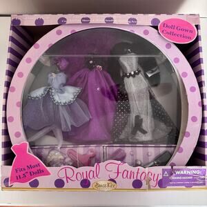 2005 Brass Key Keepsakes Royal Fantasy Doll Gown Collection NIB 11.5" Barbie